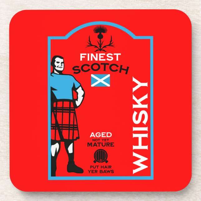 Dessous-de-verre Boisson à whisky écossais (Devant)