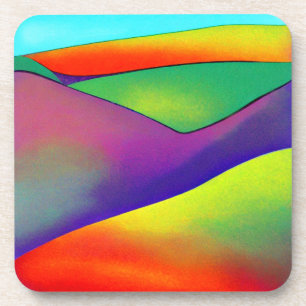 Dessous-de-verre Bold Rainbow Hills