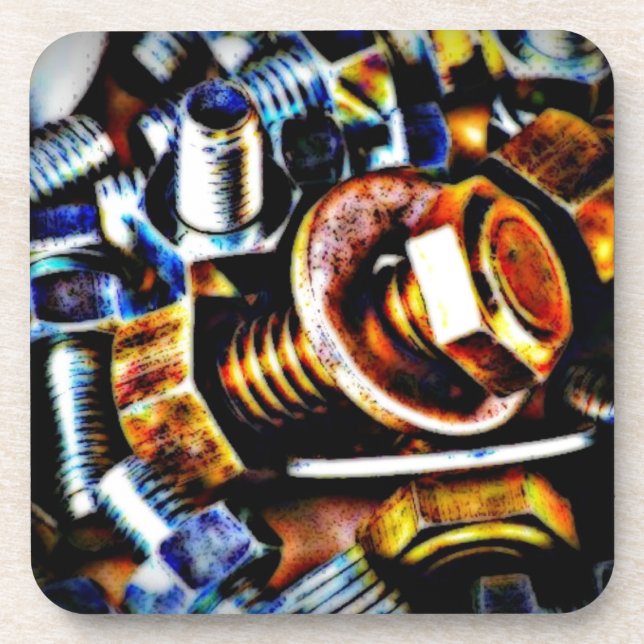 Dessous-de-verre Bolts Pop Art (Devant)