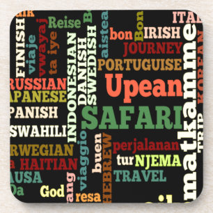 Dessous-de-verre Bon Italian Irish Safari Hapanese Voyage