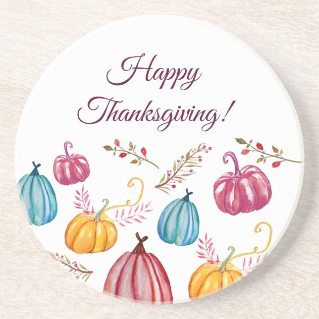 Dessous de verre bon thanksgiving (Devant)