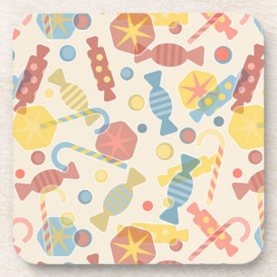 Dessous-de-verre Bonbons et motif de sucrerie