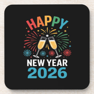 Dessous-de-verre Bonne année 2026 Party drôle Nouvel An 2026