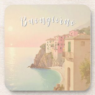 Dessous-de-verre Bonne journée Riviera italienne