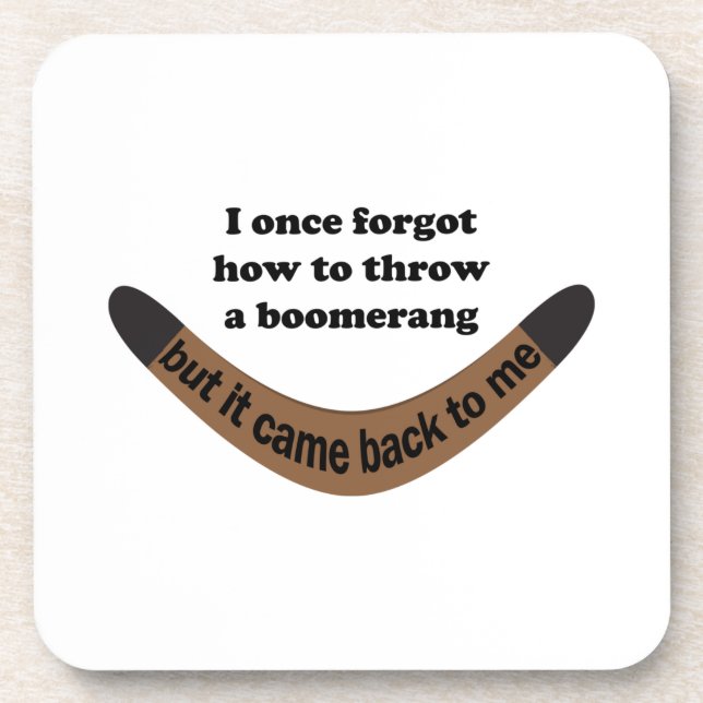 Dessous-de-verre Boomerang Joke (Devant)
