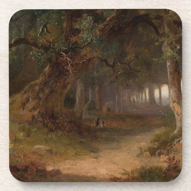 Dessous-de-verre Bordure forestière - Józef Szermentowski (Devant)