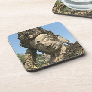 Dessous-de-verre Bouddha en cours... Nong Khai, Isan, Thaïlande