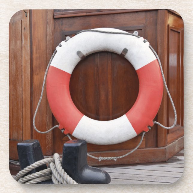 Dessous-de-verre Bouée de sauvetage de bateaux (Devant)