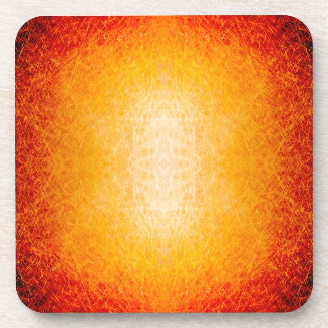 Dessous-de-verre Boule de feu éclatante (Devant)