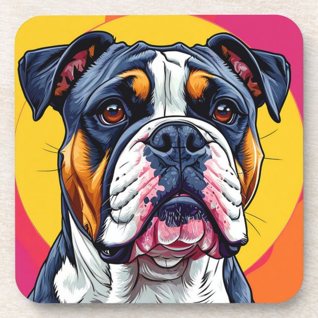Dessous-de-verre Bouledogue australien chien (Devant)