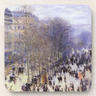 Dessous-de-verre Boulevard des Capucines par Claude Monet, Art nouv