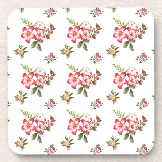 dessous de verre bouquet de fleurs (Devant)