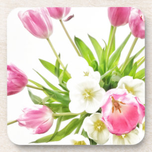 Dessous-de-verre Bouquet de tulipes de ressort