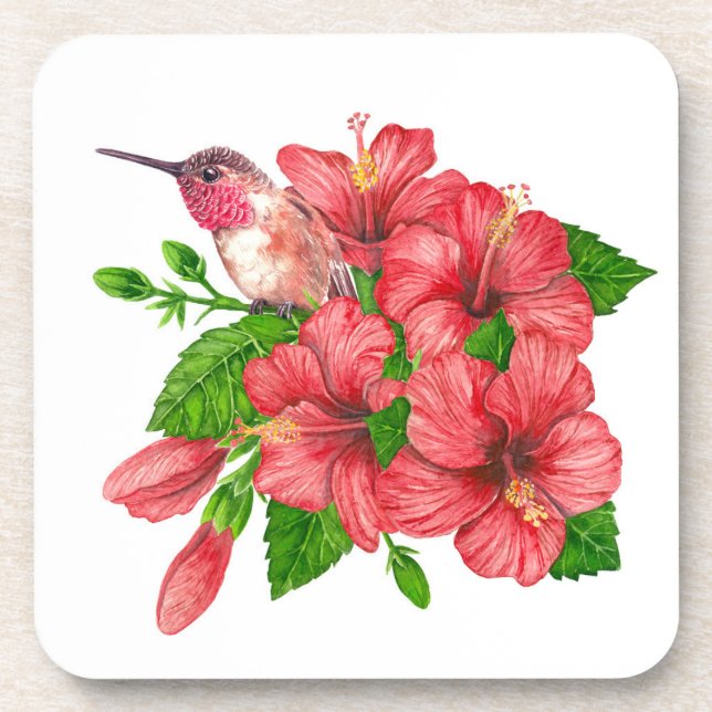 Dessous-de-verre Bouquet tropical (Devant)
