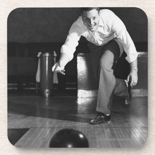 Dessous-de-verre Bowling d'homme (Devant)