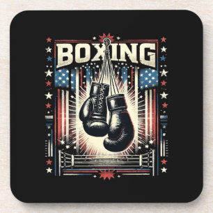 Dessous-de-verre Boxe américaine - Boxer Vintage Bo