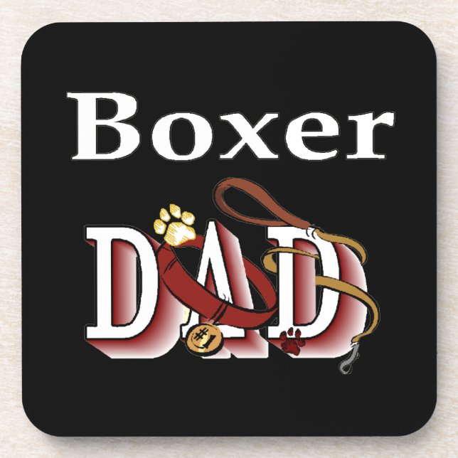 Dessous-de-verre Boxer papa (Devant)