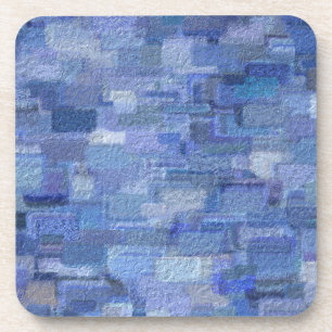 Dessous-de-verre Brick Abstrait Winter Blues