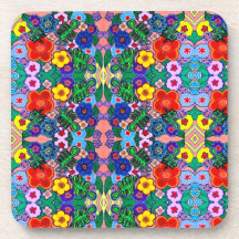 Bright Abstrait Flower Art