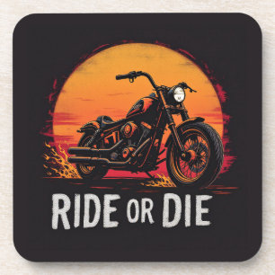 Dessous-de-verre Brite-T Motorcycle Ride or Die 0019613