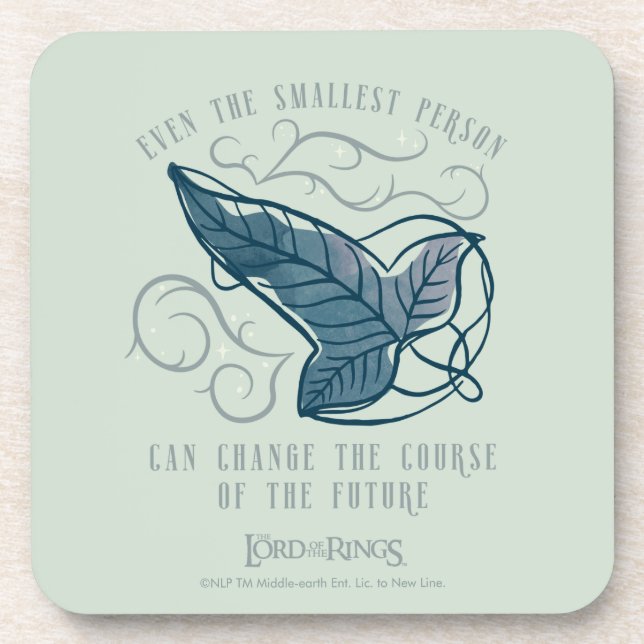 Dessous-de-verre Broche elfique de la Communauté Citation Graphique (Devant)