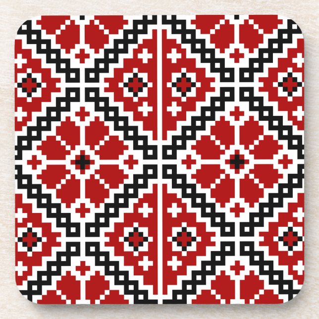 Dessous-de-verre Broderie ukrainienne (Devant)