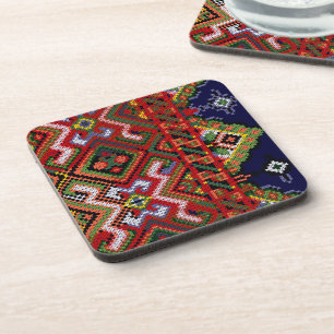 Dessous-de-verre Broderie Ukrainienne au Point de Croix Dessous de