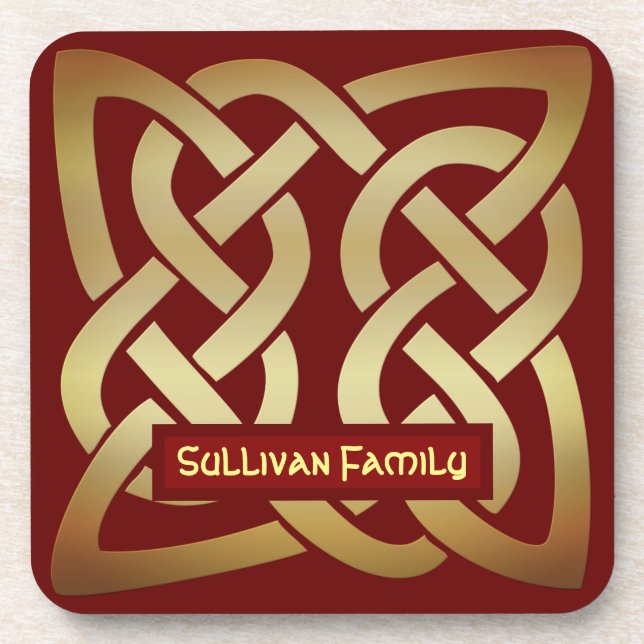 Dessous-de-verre Bronze Tone Celtic (Devant)
