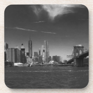 Dessous-de-verre Brooklyn noir panoramique