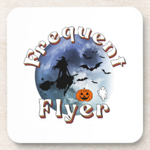 Dessous-de-verre Broomstick pour sorcière Halloween Circulaire fréq