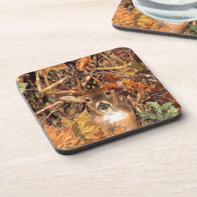 Dessous-de-verre Buck in Hunter Camo White Tail Deer (Côté gauche)