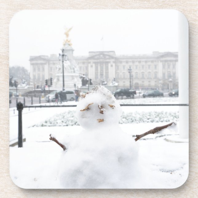 Dessous-de-verre Buckingham Palace Snowman (Devant)