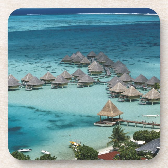 Dessous-de-verre Bungalows de l'hôtel Beachcomber (Devant)