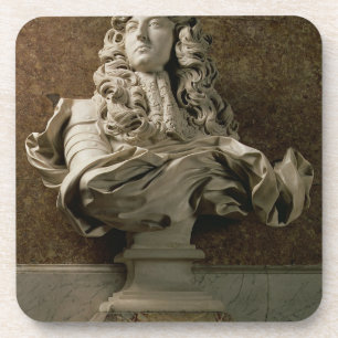 Dessous-de-verre Buste de portrait de Louis XIV (1638-1715), 1665,