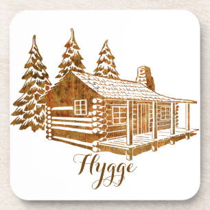 Dessous-de-verre Cabine de journal confortable - Hygge ou votre pro