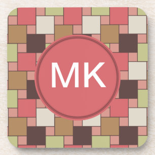 Dessous-de-verre Cabinet d'épice géométrique