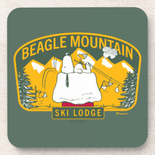 Dessous-de-verre cacahuètes Beagle Mountain Ski Lodge