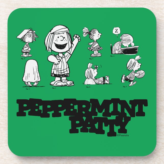 Dessous-de-verre cacahuètes | Peppermenthe Patty (Devant)