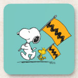 Dessous-de-verre cacahuètes | Snoopy & Woodstock<br><div class="desc">Découvrez ce design amusant de cacahuètes avec Snoopy et Woodstock.</div>