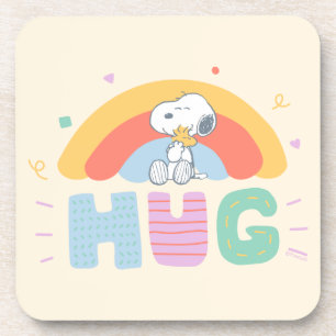 Dessous-de-verre cacahuètes   Snoopy & Woodstock Hug