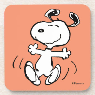 Dessous-de-verre cacahuètes   Une Danse Heureuse Snoopy