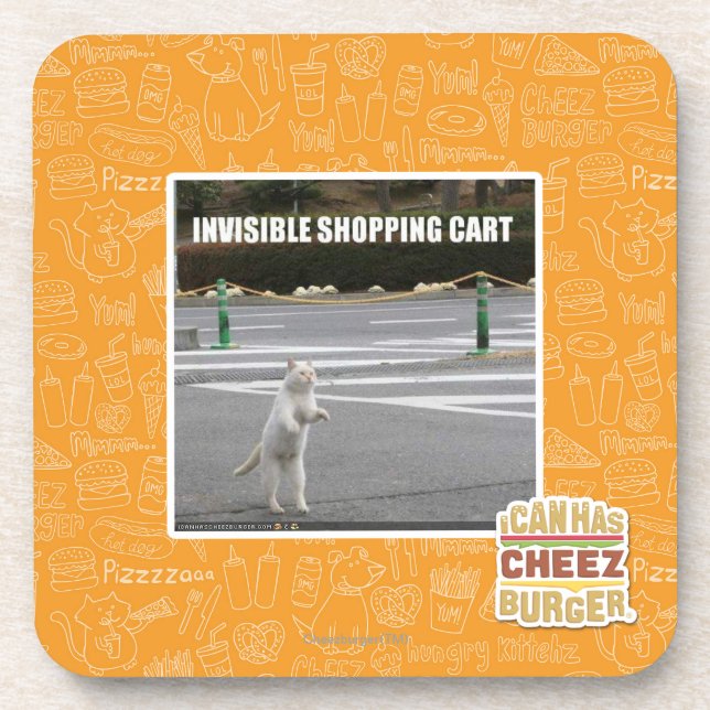 DESSOUS-DE-VERRE CADDIE INVISIBLE (Devant)