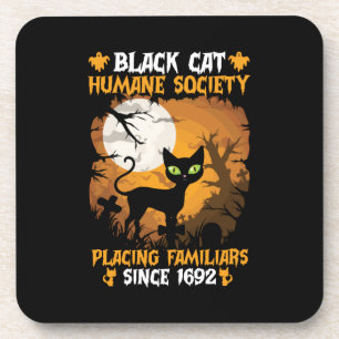 Dessous-de-verre Cadeau Halloween Société humaine Placer des fami
