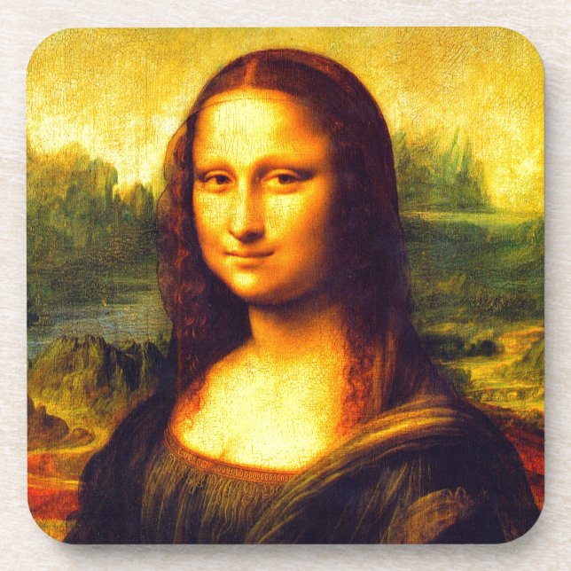 Dessous-de-verre cadeau Mona Lisa (Devant)