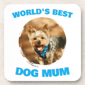 Dessous-de-verre Cadeau personnalisé minimal meilleur chien chat ma
