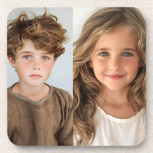 Dessous-de-verre Cadeau photo de petits-enfants ou d'enfants