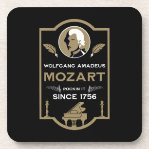 Dessous-de-verre Cadeau pour amateur de musique de Mozart