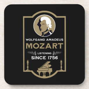 Dessous-de-verre Cadeau pour amateur de musique de Mozart