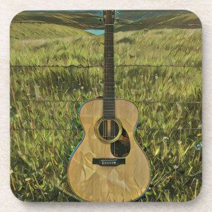 Dessous-de-verre Cadeau pour petit ami guitariste
