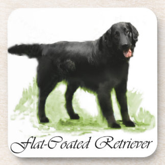 Dessous-de-verre Cadeaux d'Art Retriever à revêtement plat
